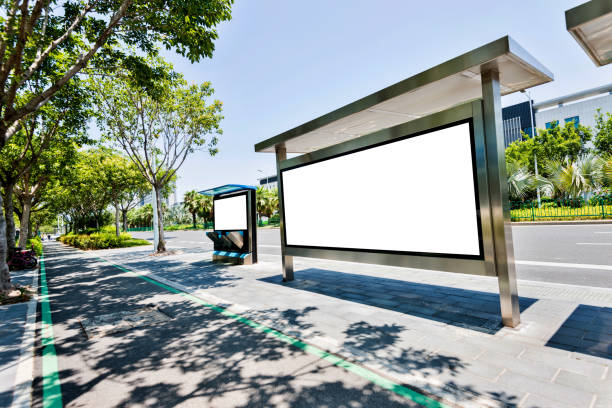 istock Blank billboard at the bus station 1177479315