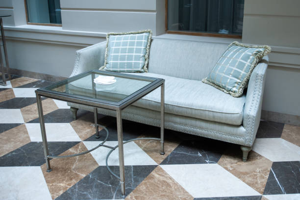 istock Sofa, two chairs and a table in a modern room 1177483862