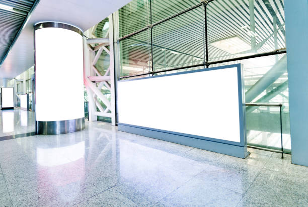 istock Blank billboard in railroad station 1177485207