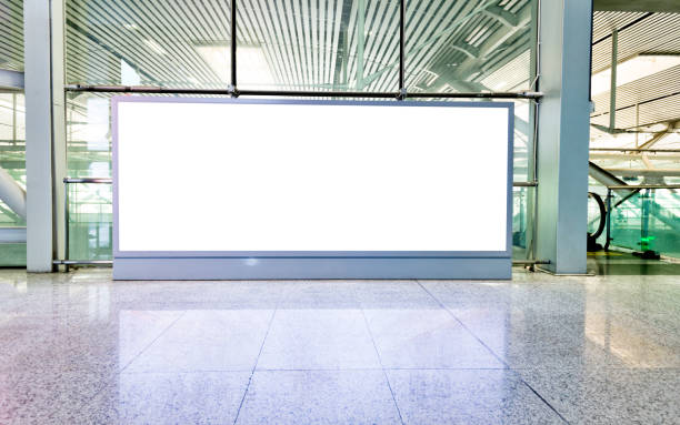istock Blank billboard in railroad station 1177485240