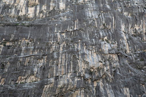 Texture of a rock cliff