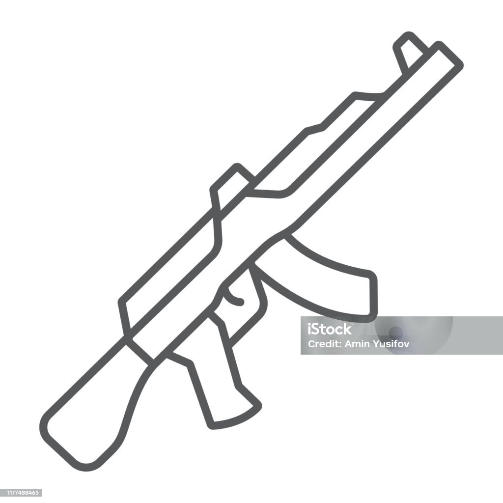 Biểu Tượng Đường Mỏng Ak47 Súng Trường Và Quân Đội Dấu Hiệu Súng Máy Đồ Họa Vector Hoa Văn Tuyến Tính Trên Nền Trắng Hình minh họa Sẵn có - Tải xuống Biểu Tượng Đường Mỏng Ak47 Súng Trường Và Quân Đội Dấu Hiệu Súng Máy Đồ Họa Vector Hoa Văn Tuyến Tính Trên Nền Trắng Hình Minh Họa Sẵn Có - Tải Xuống