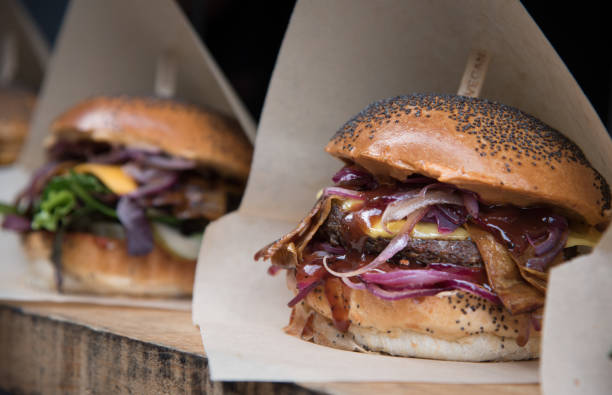 istock Fresh delicious and tasty hamburger 1177493690