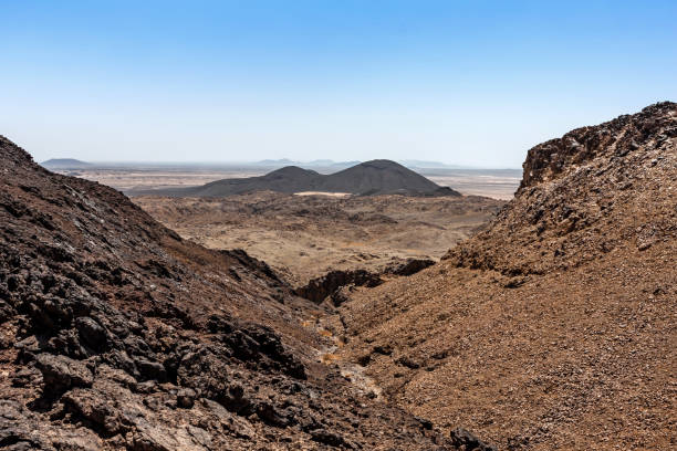 istock Huge lava outcrops of Harrat Kishb 1177506915