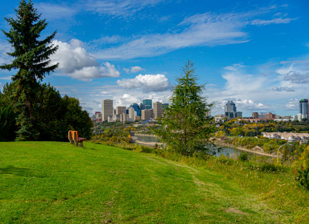 istock Panoramic view of downtown Edmonton, Alberta, Canada. 1177519014