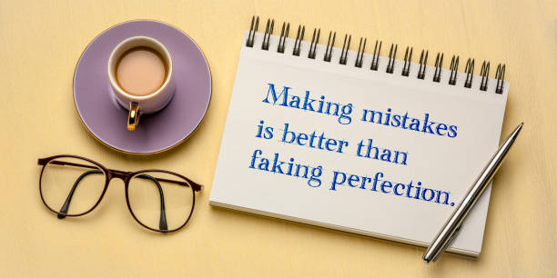 istock Making mistakes is better than faking perfection 1177522290