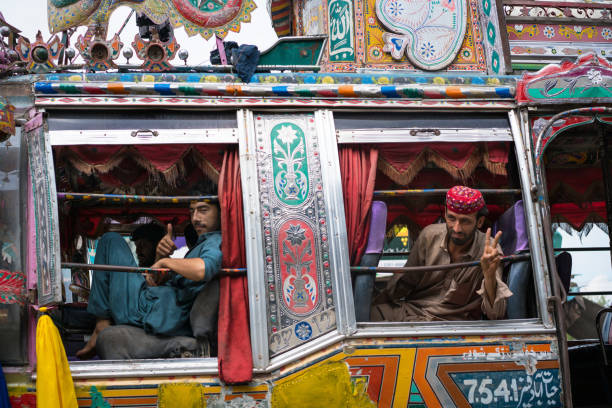 Karkhanai Bazaar, Peshawar/Pakistan stock photo