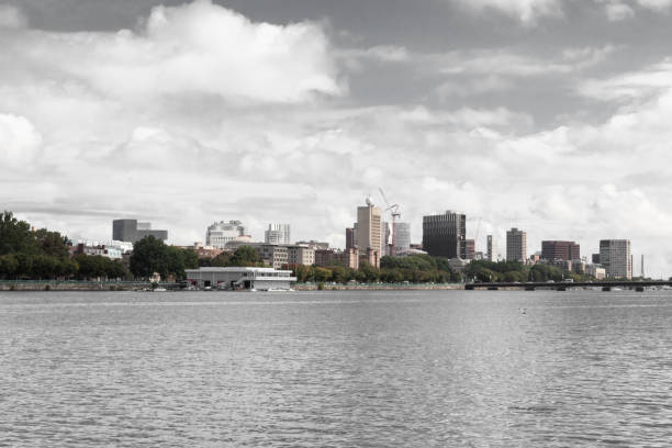 istock Boston skyline seen from south side of Charles river looking toward MIT campus 1177552307