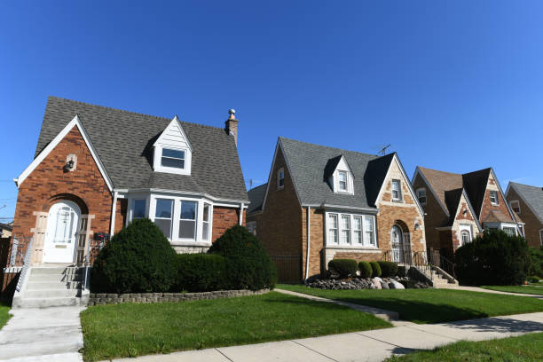 istock Residential area in Chicago 1177556106