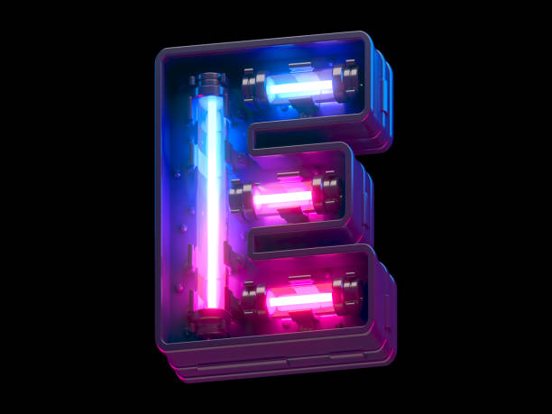 Ultraviolet neon futuristic.
