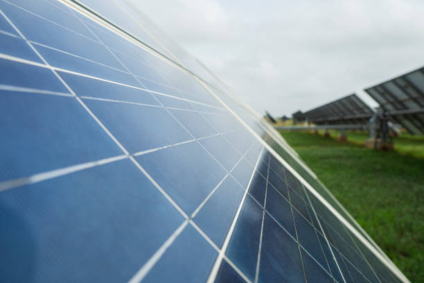 istock Solar panel, alternative electricity source, concept of sustainable resources, And this is a new system that can generate electricity more than the original, This's the sun tracking systems 1177572869