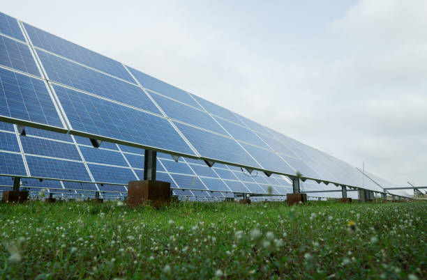 istock Solar panel, alternative electricity source, concept of sustainable resources, And this is a new system that can generate electricity more than the original, This's the sun tracking systems 1177572984