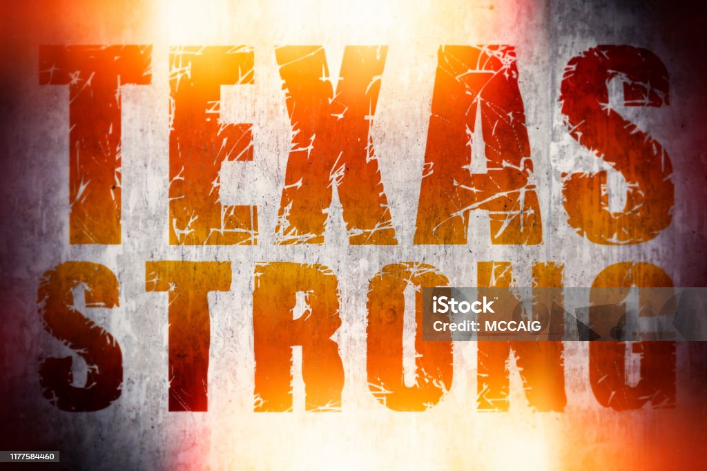 Texas Strong Sign Texas Stock Photo