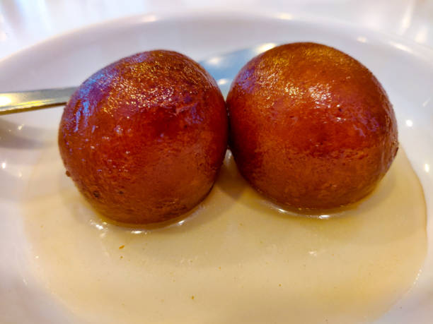 istock Indian sweet Gulab jamun or Black Plum 1177589030