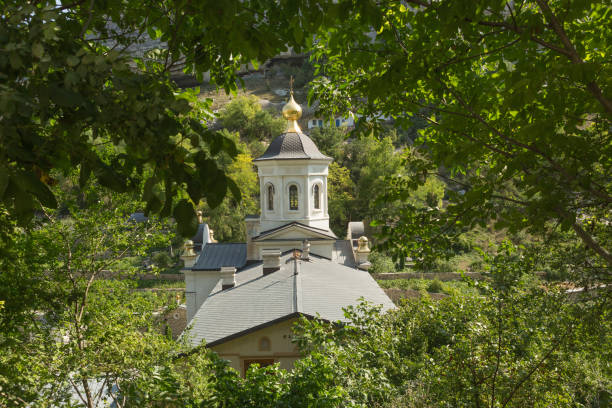 Bakhchisarai.Holy Assumption Monastery in the cave
