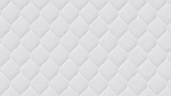 close up of white mattress bedding pattern background