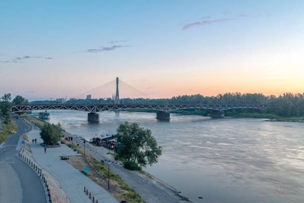 istock Sunset time over Vistula river in Warsaw, Poland. 1177589405