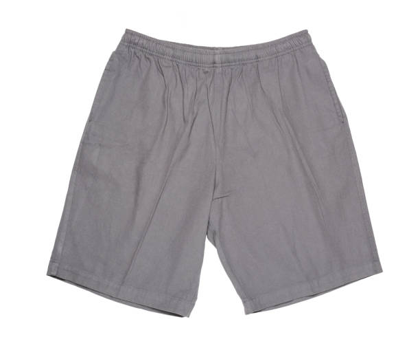 istock Brown shorts. Isolated on white background. 1177590269