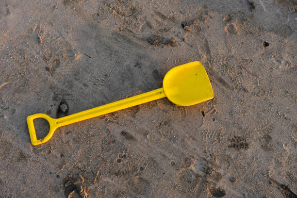 Toys: Sandbox Toys Isolated on White Background