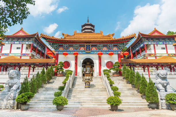 istock Chinese temple in Hong Kong 1177593749