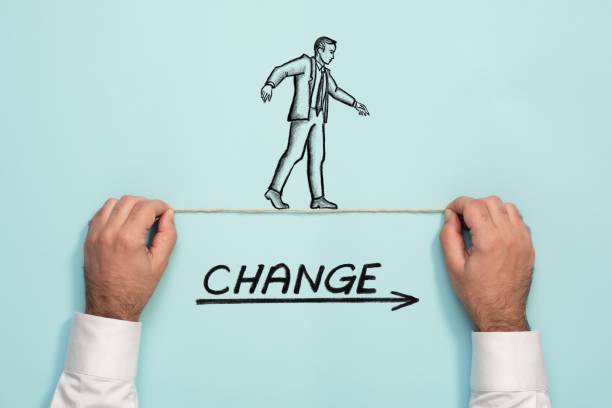 istock Challenge to Change. Business Concept with Hand Drawn Figures. 1177605977