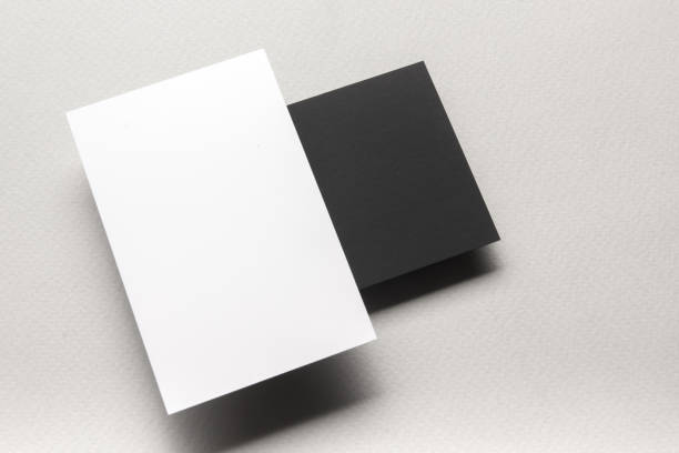 istock Business cards blank. Mockup on color background. Flat Lay. copy space for text 1177608314