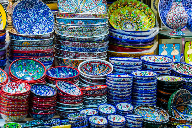 istock Traditional Turkish decorative ceramics interior decoration 1177613398