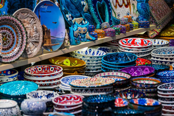 istock Traditional Turkish decorative ceramics interior decoration 1177613413
