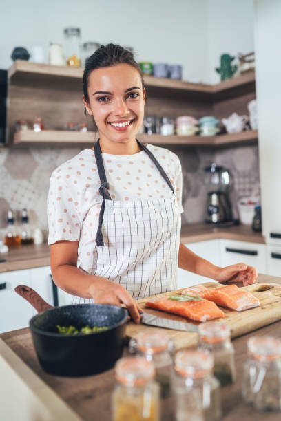 istock Cooking salmon filet 1177613654