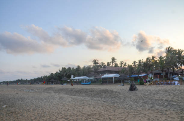 istock Evening at Chennai Beach India 1177621327