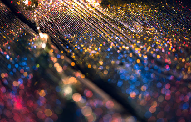 A vibrant peacock feather backdrop