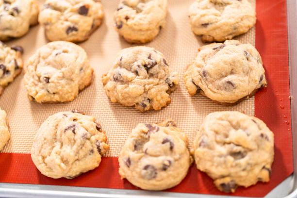 istock Freshly baked homemade soft chocolate chip 1177623576
