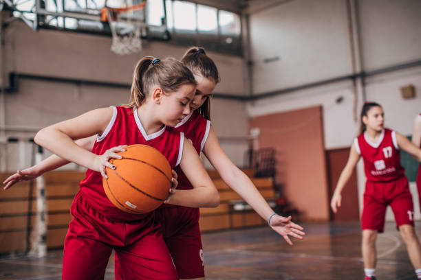 istock Girls basketball training 1177628288
