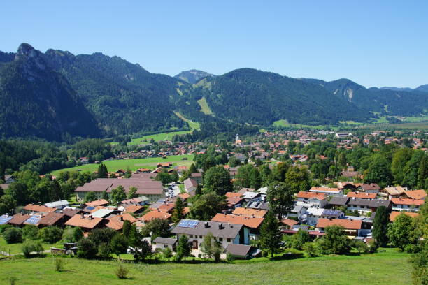 istock Oberammergauer from a bird's eye view. Bavaria - Germany. 1177632050