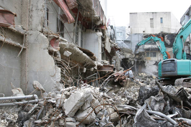 istock Building demolition site in the city 1177632916