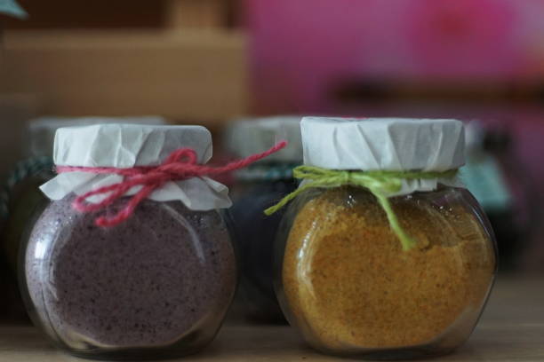 istock Glass bottles with dried flowers 1177634874