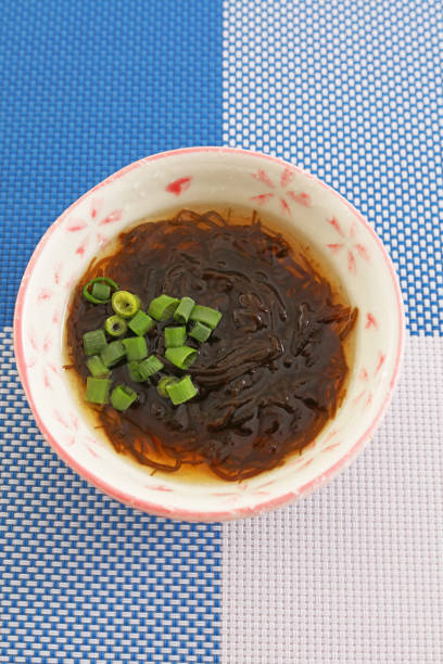 istock Mozuku seaweed in vinegar 1177641669
