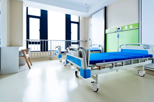 istock Hospital ward with two beds 1177644060