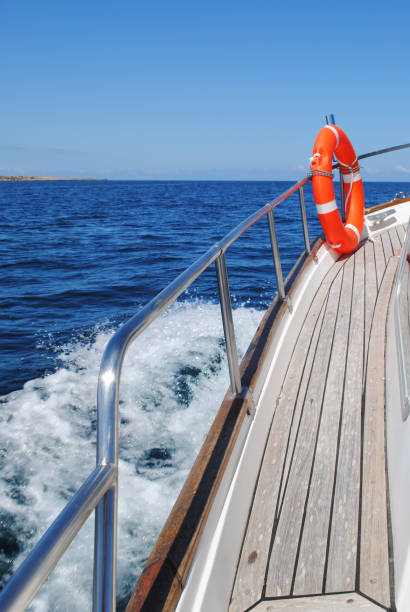 istock The spray of a fast-moving motor boat. 1177648057
