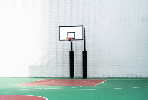 istock Basketball hoop in the playground 1177650056