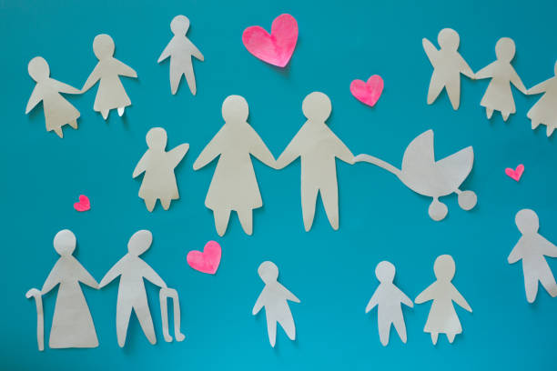 istock Big family with parents children 1177653627