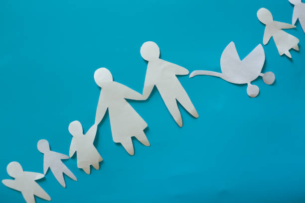 istock Big family with parents children 1177656461
