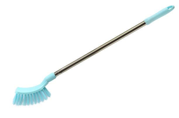istock Plastic toilet brush metal handle 1177666041