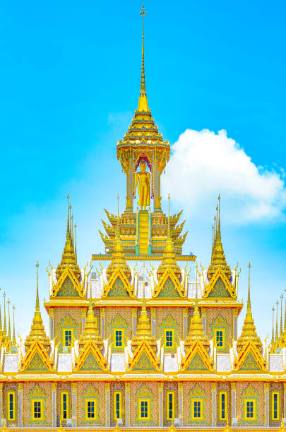 istock Golden Castle at Wat Thasung or WAT CHANTARAM 1177674080