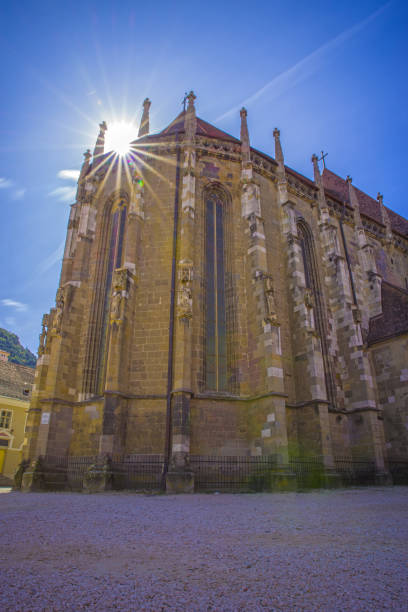 istock Sunshine over ancient saxon church 1177687009