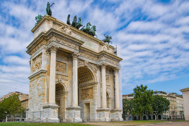 istock Arch of Peace, Milan, Italy 1177687189
