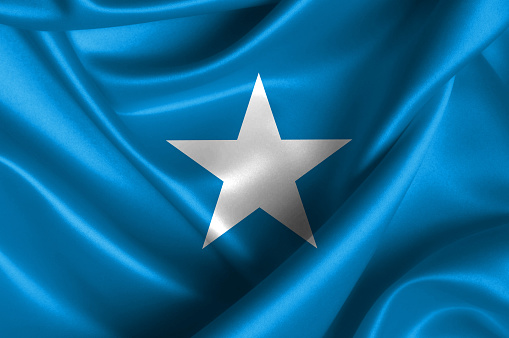 Somalia waving flag