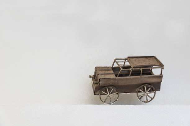 istock The old iron car for decoration with white background 1177694264
