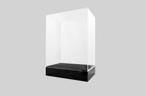 istock Suggestion Glass Vote Box with Envelope isolated on white background. 1177695086