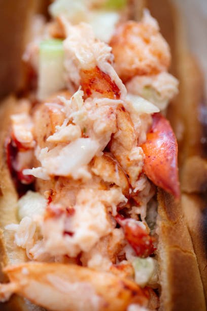 istock Lobster roll-lobster meat and celery on toasted roll 1177699998